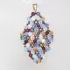 Symphony - Shea Rhombus M-Violet Organza - 2